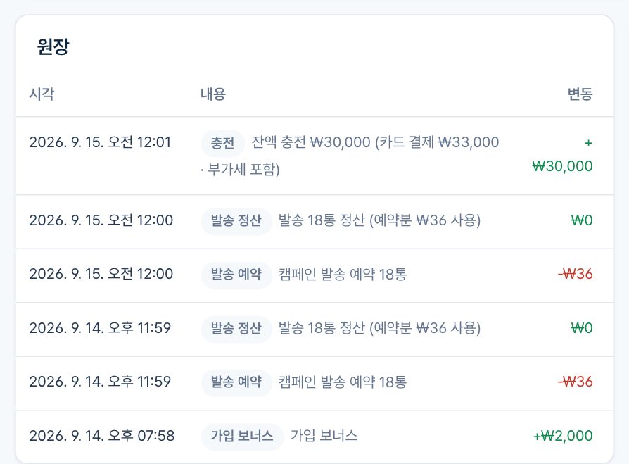 예약과 정산